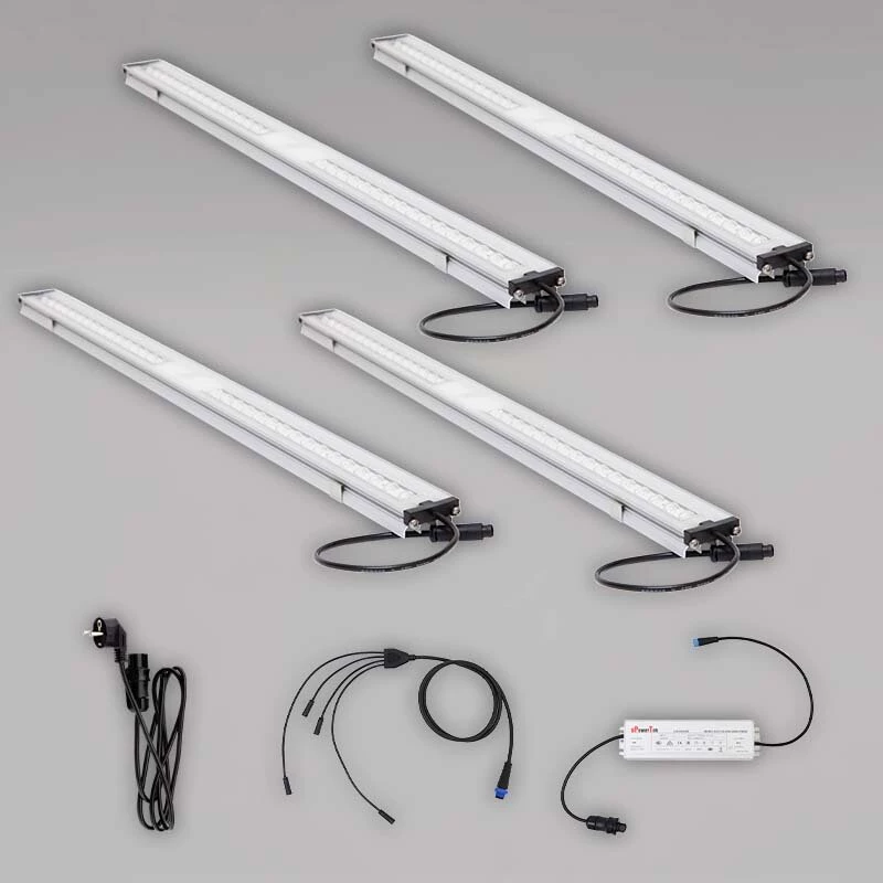 SANlight FLEX II LED Lampen Set mit Netzteil und Kabel FLEX II-15, 5 Stück