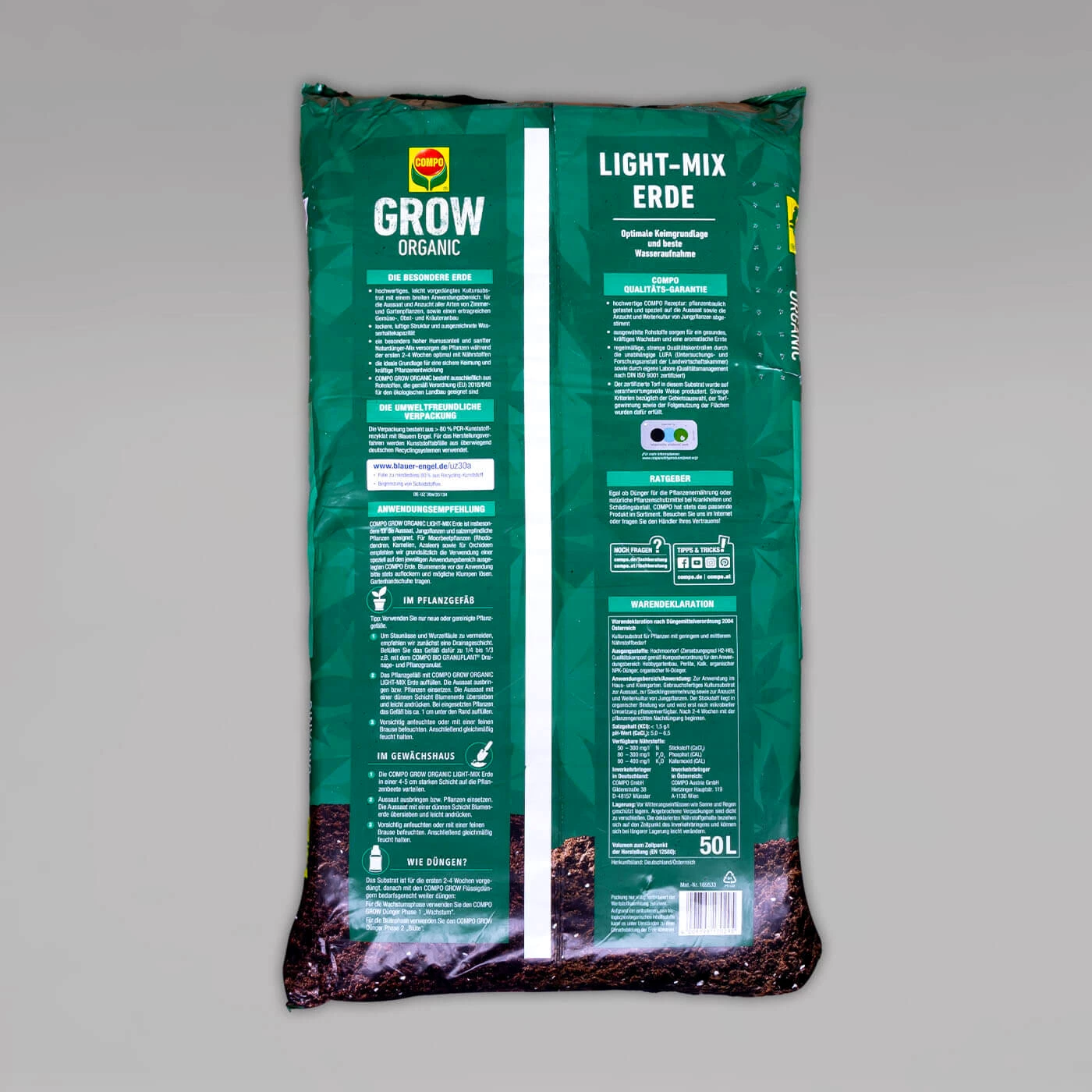 COMPO Grow Organic Light-Mix, 50L