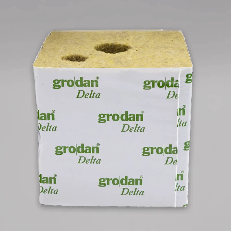 Grodan Kulturblock XL, kleines & großes Loch, 15 x 15 x 14,2cm