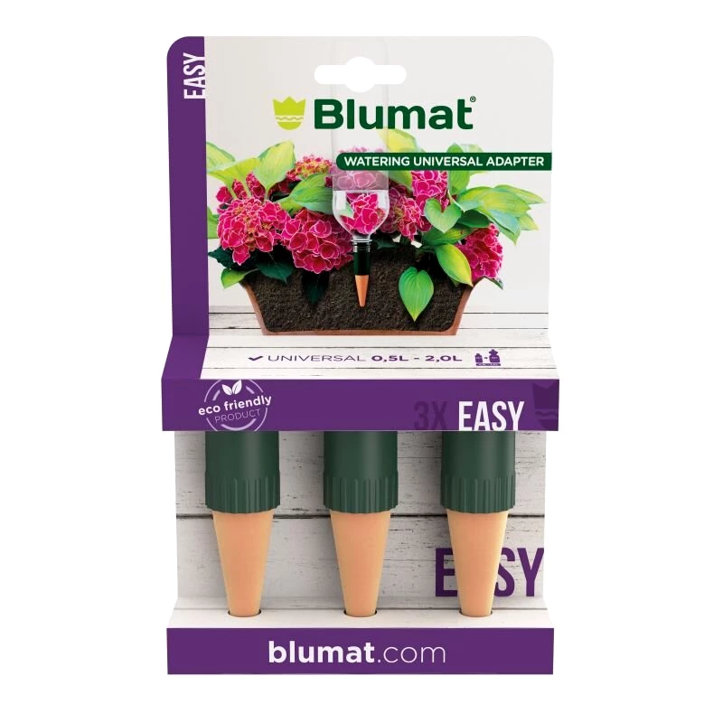 Blumat Easy, Flaschenadapter, 3er Set