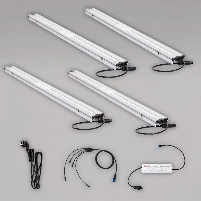 SANlight FLEX II LED Lampen Set mit Netzteil und Kabel, FLEX II-10, 3 Stück